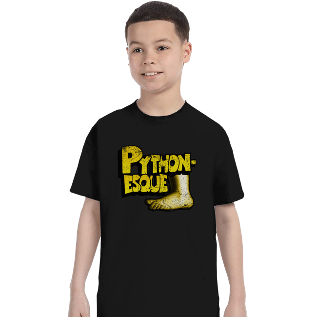 Shirts T-Shirts, Youth / XS / Black Pythonesque
