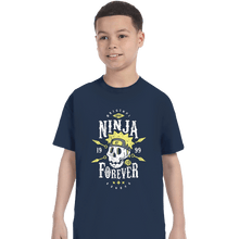 Load image into Gallery viewer, Shirts T-Shirts, Youth / XS / Navy Ninja Forever
