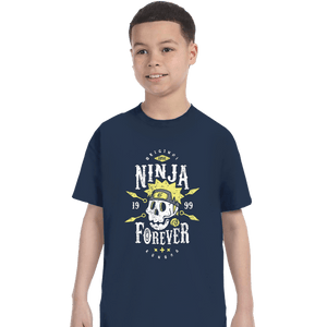 Shirts T-Shirts, Youth / XS / Navy Ninja Forever