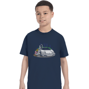 Shirts T-Shirts, Youth / XS / Navy Troy Wolf