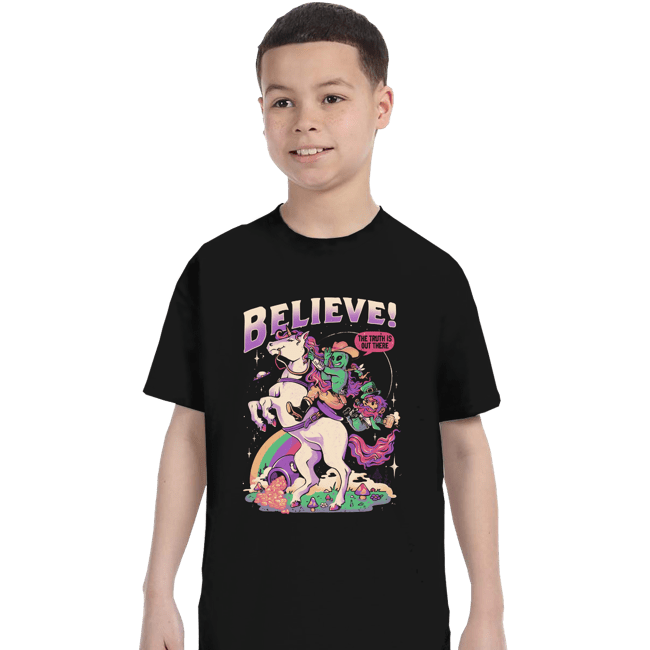 Daily_Deal_Shirts T-Shirts, Youth / XS / Black Believe!