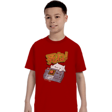 Load image into Gallery viewer, Shirts T-Shirts, Youth / XL / Red Doomsday Cat
