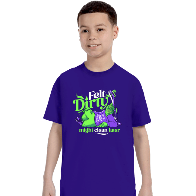Daily_Deal_Shirts T-Shirts, Youth / XS / Violet Might Clean Later