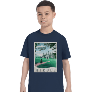 Shirts T-Shirts, Youth / XL / Navy Visit Hyrule