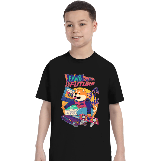 Daily_Deal_Shirts T-Shirts, Youth / XS / Black Doggie McFly