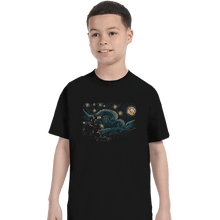 Load image into Gallery viewer, Shirts T-Shirts, Youth / XL / Black Starry Robot
