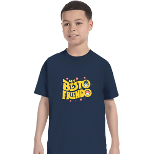 Shirts T-Shirts, Youth / XS / Navy My Besto Friendo