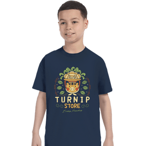 Shirts T-Shirts, Youth / XS / Navy The Best Turnip Store