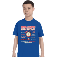 Load image into Gallery viewer, Daily_Deal_Shirts T-Shirts, Youth / XS / Royal Blue Procrastination Festival

