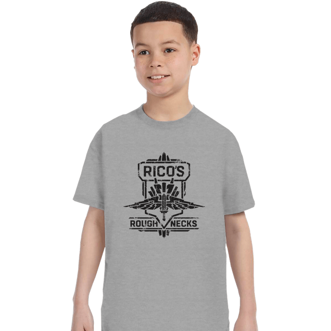 Shirts T-Shirts, Youth / XS / Sports Grey Starship Troopers Rico's Roughnecks