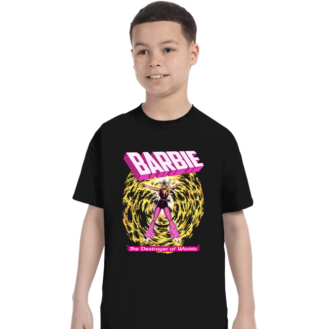 Secret_Shirts T-Shirts, Youth / XS / Black Dark Barbie