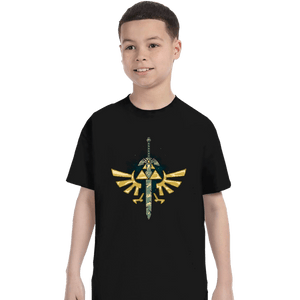 Daily_Deal_Shirts T-Shirts, Youth / XS / Black A Master Sword