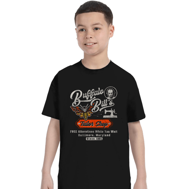 Daily_Deal_Shirts T-Shirts, Youth / XS / Black Bill's Tailor Shop
