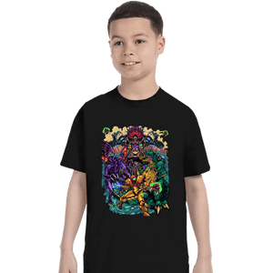 Daily_Deal_Shirts T-Shirts, Youth / XS / Black Metroid Tribute