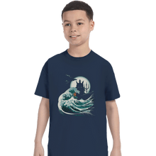 Load image into Gallery viewer, Shirts T-Shirts, Youth / XL / Navy The Wave Of Atlantis
