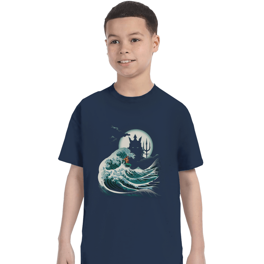 Shirts T-Shirts, Youth / XL / Navy The Wave Of Atlantis