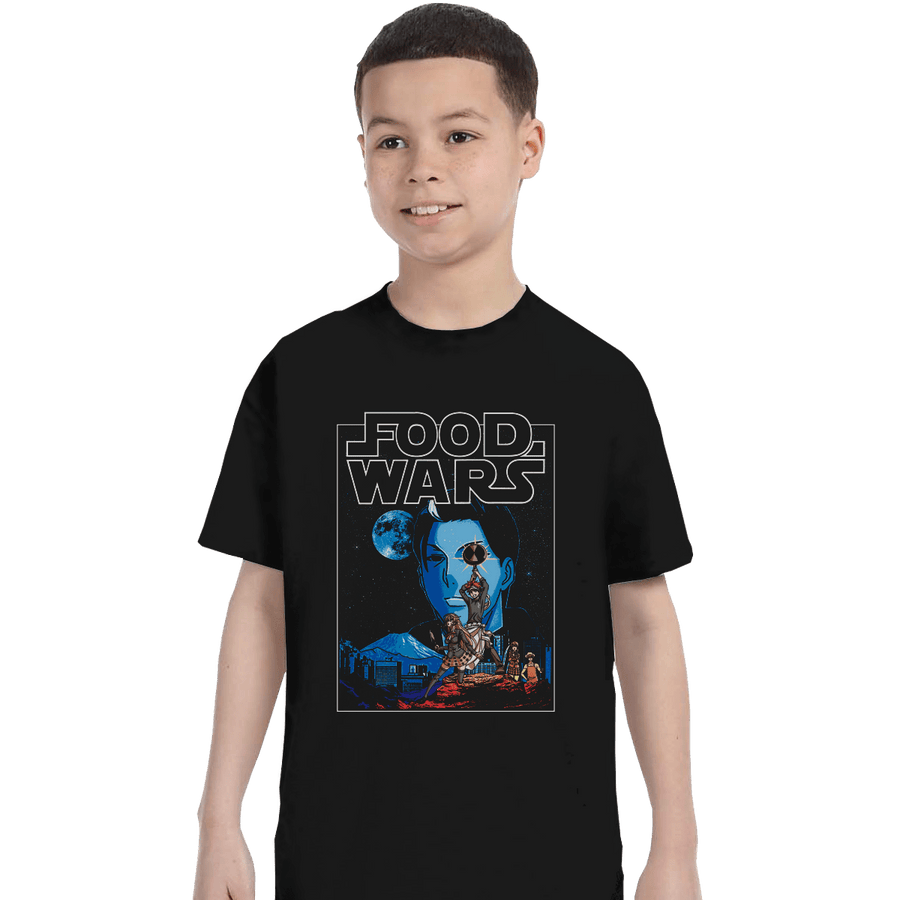 Shirts T-Shirts, Youth / XL / Black Food Wars