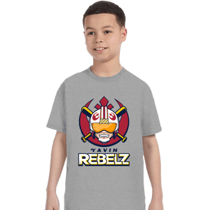 Daily_Deal_Shirts T-Shirts, Youth / XS / Sports Grey Go Rebelz