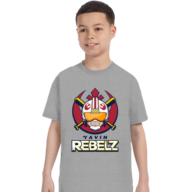 Daily_Deal_Shirts T-Shirts, Youth / XS / Sports Grey Go Rebelz