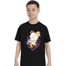 Load image into Gallery viewer, Shirts T-Shirts, Youth / XS / Black Cute Companion Paimon
