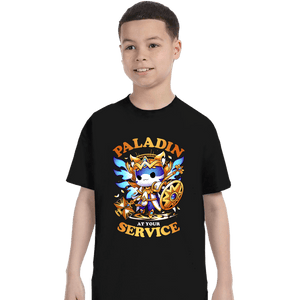 Daily_Deal_Shirts T-Shirts, Youth / XS / Black Paladin's Call