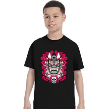 Load image into Gallery viewer, Shirts T-Shirts, Youth / XS / Black Demon Mask
