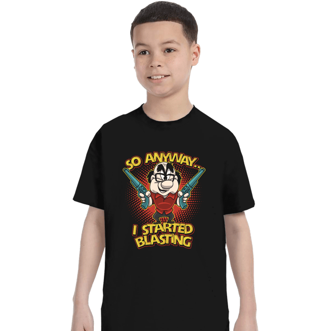 Shirts T-Shirts, Youth / XS / Black Blasting