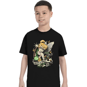 Daily_Deal_Shirts T-Shirts, Youth / XS / Black Believe In Fairies