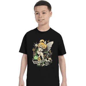 Daily_Deal_Shirts T-Shirts, Youth / XS / Black Believe In Fairies