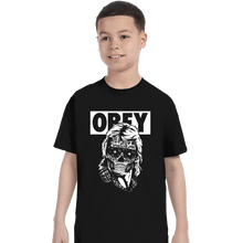 Load image into Gallery viewer, Shirts T-Shirts, Youth / XS / Black They Obey
