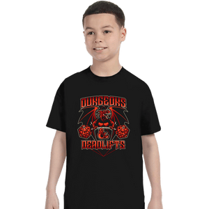 Shirts T-Shirts, Youth / XS / Black Dungeons And Deadlifts