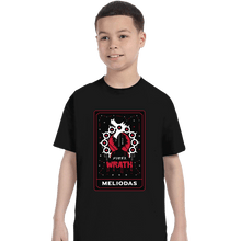 Load image into Gallery viewer, Shirts T-Shirts, Youth / XS / Black Wrath Dragon Sin Tarot
