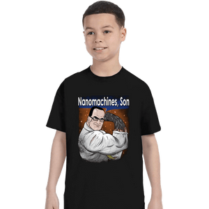 Daily_Deal_Shirts T-Shirts, Youth / XS / Black Nanomachines, Son