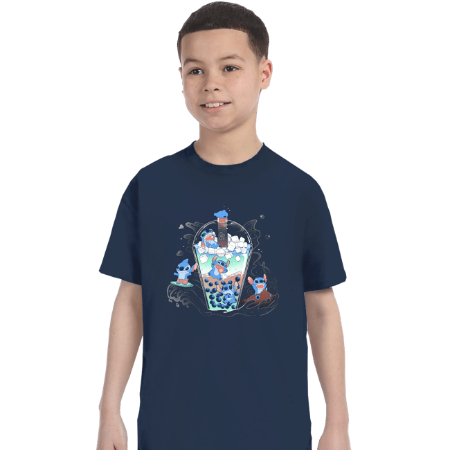 Daily_Deal_Shirts T-Shirts, Youth / XS / Navy Bubble Stitch