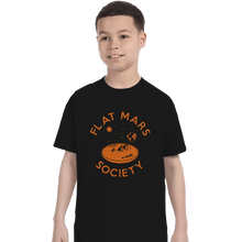 Load image into Gallery viewer, Shirts T-Shirts, Youth / XL / Black Flat Mars Society
