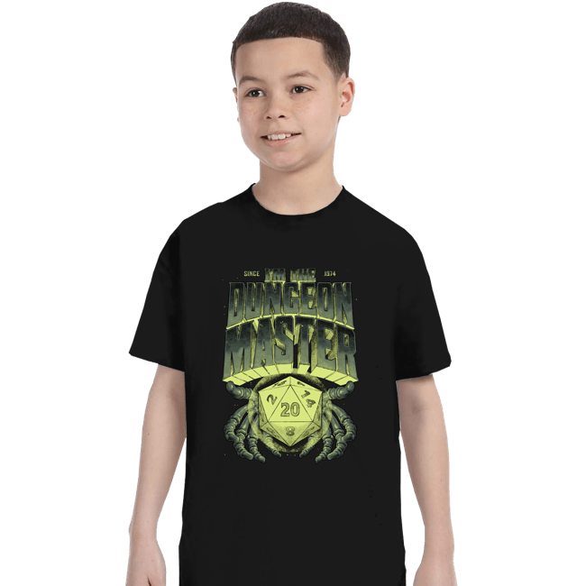 Daily_Deal_Shirts T-Shirts, Youth / XS / Black I'm The Dungeon Master