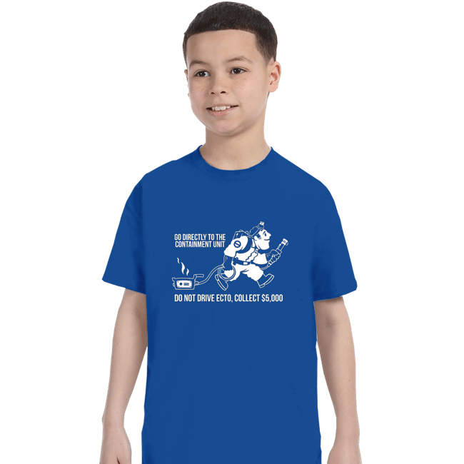 Secret_Shirts T-Shirts, Youth / XS / Royal Blue Go Directly To Ecto!