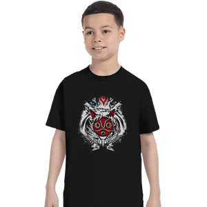 Shirts T-Shirts, Youth / XL / Black Forest Spirit Protector