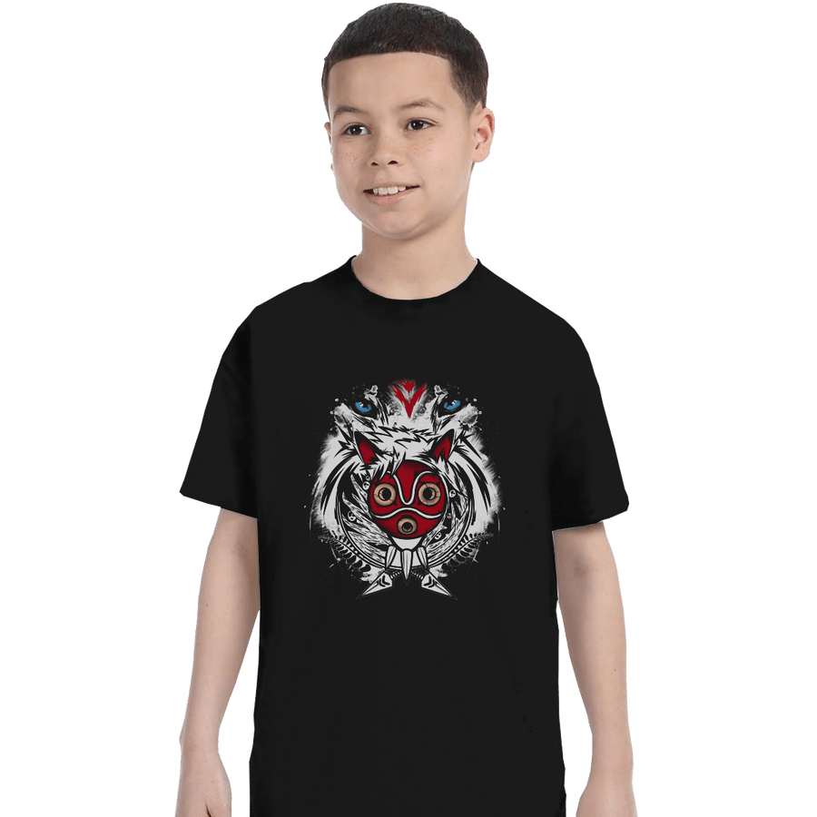 Shirts T-Shirts, Youth / XL / Black Forest Spirit Protector