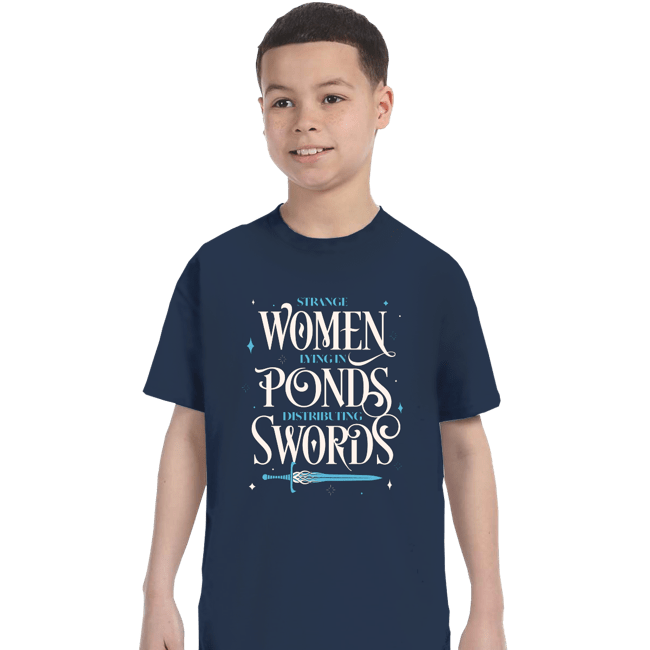 Daily_Deal_Shirts T-Shirts, Youth / XS / Navy Strange Women