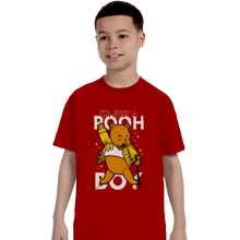 Load image into Gallery viewer, Shirts T-Shirts, Youth / XL / Red I&#39;m Just A Pooh Boy
