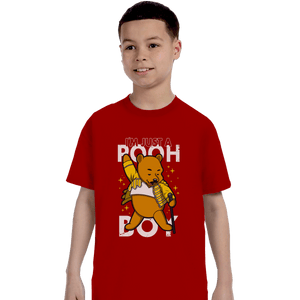 Shirts T-Shirts, Youth / XL / Red I'm Just A Pooh Boy