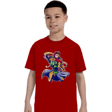 Load image into Gallery viewer, Last_Chance_Shirts T-Shirts, Youth / XS / Red Full Armor Hunter
