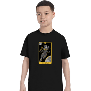 Shirts T-Shirts, Youth / XS / Black Tarot The Star