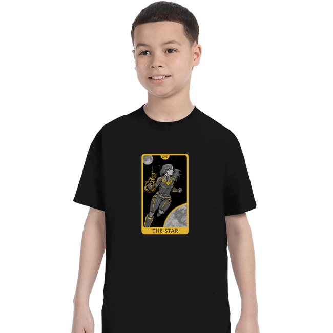 Shirts T-Shirts, Youth / XS / Black Tarot The Star
