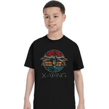 Load image into Gallery viewer, Shirts T-Shirts, Youth / XS / Black Vintage Fighter
