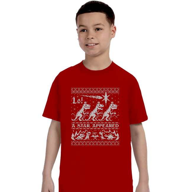 Secret_Shirts T-Shirts, Youth / XS / Red We Three Kings
