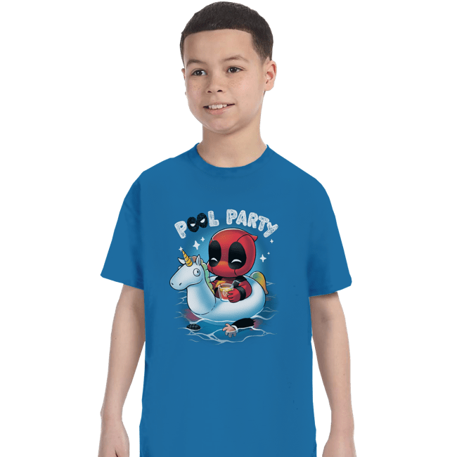 Shirts T-Shirts, Youth / XS / Sapphire Pool Party