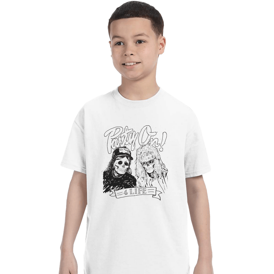 Shirts T-Shirts, Youth / XL / White Party On 4 Life