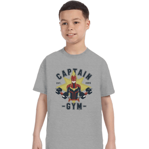 Shirts T-Shirts, Youth / XL / Sports Grey Captain Gym